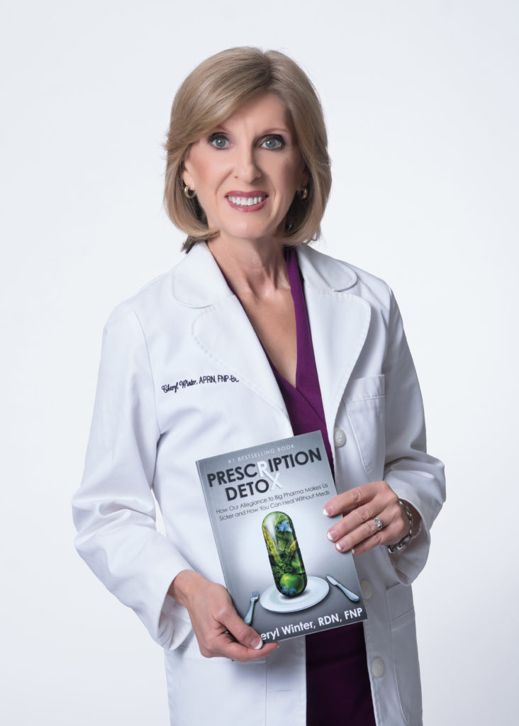 cheryl winter-closeup with Rx detox book
