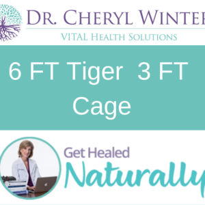 6 FT Tiger 3 FT Cage